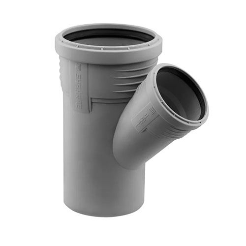 سه راه تبدیل 45 درجه پوش فیت ساختمانی نئوژن سه راه تبدیل 45 درجه پوش فیت شهراب - Image 1
